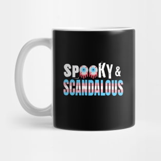 Spooky and Scandalous Transgender Pride Hallowen Mug